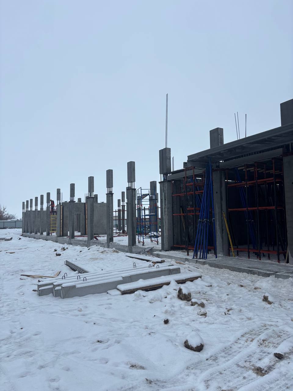 Ход строительства